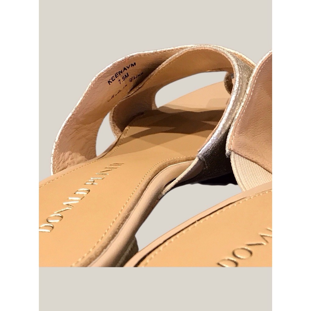 New Donald Pliner Women's Keena Plantino Casual Dress Heeled Sandal Sz 7.5 - Picture 7 of 8